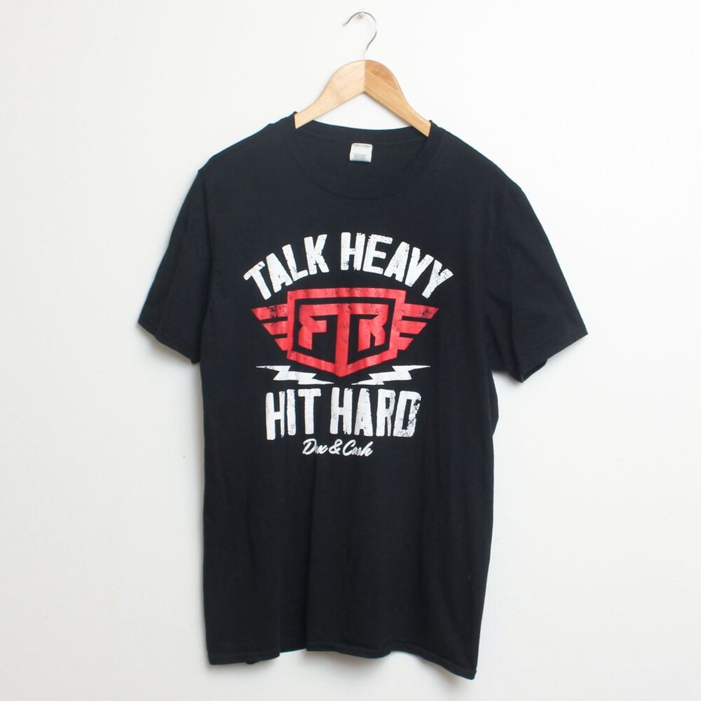 AEW Shirt Mens Large Black FTR The Revival Wrestling Tee
